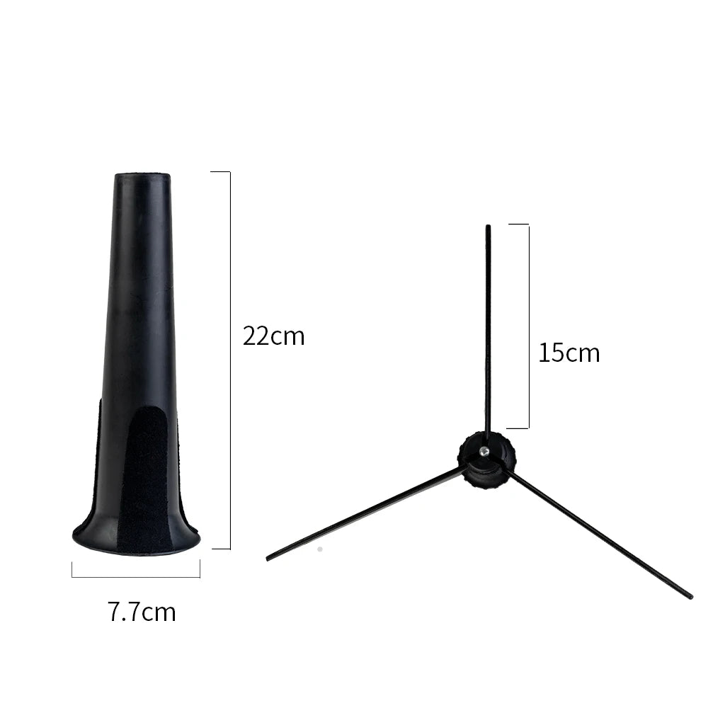 NAOMI Woodwind Stand Tenor/Alto/Soprano Aluminum Saxophone Stand ABS