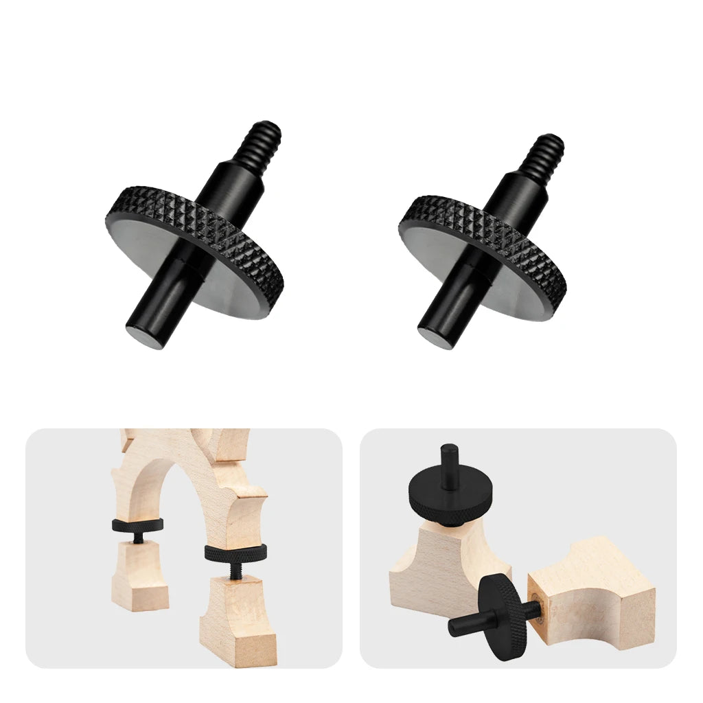 NAOMI Adjustable Standard Double Bass Bridge Screws Black 4/4 Double Bass