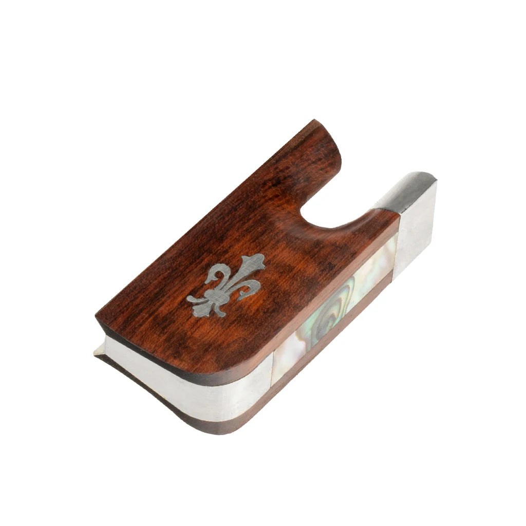 NAOMI Viola Snakewood Frog For Snakewood Viola Bow Fleur de Lis Frog