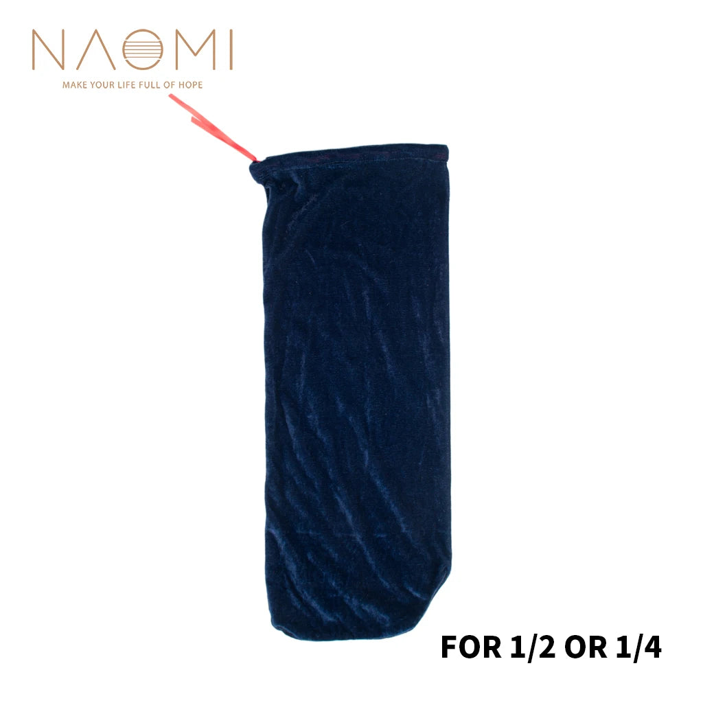 NAOMI Acoustic Violin Cover Cotton Flannel  Bag Protect  From Scratches And Dust 4/4 3/4 1/2 1/4 1/8 Fabric Bags