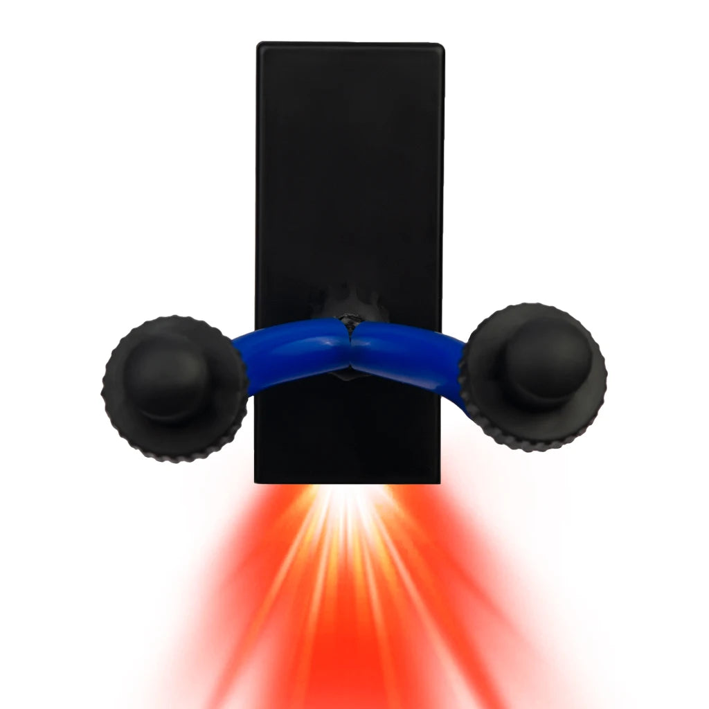 NAOMI Light LED Guitar Hanger Blue color Rubber Hook Wall Mount