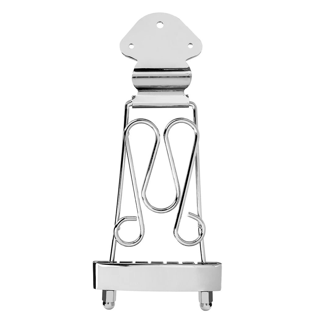 NAOMI 6 String Trapeze Tailpiece Bridge Metal with Screws Replacement Accessories