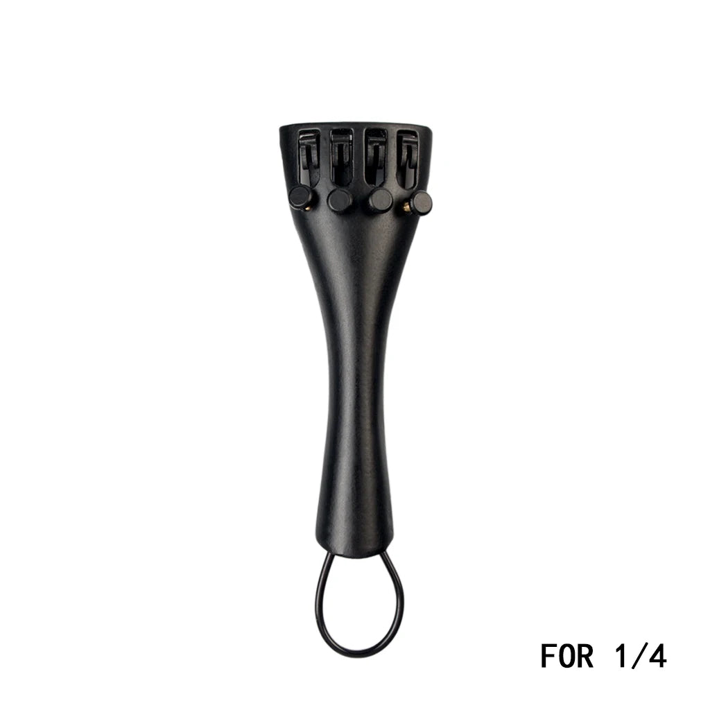 NAOMI 1/8 1/2 1/4 3/4 4/4 Violin Tailpiece With 4 Fine Tuners And Nylon Tailgut Tailcord Adjusting Gut For Violin