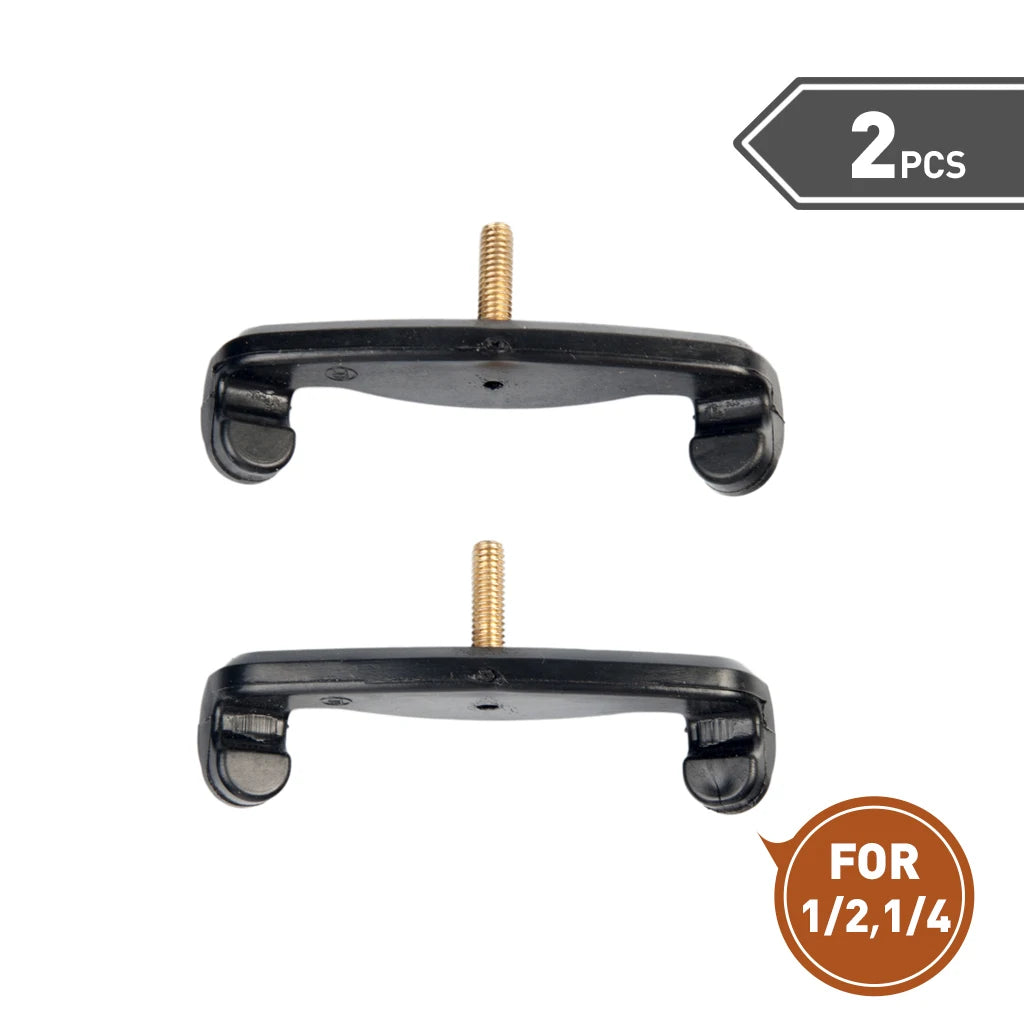 NAOMI 2pcs/1set Violin Shoulder Rest Claws Violin Accessories Replacement 4/4 3/4 1/2 1/4 1/8 Adjustable Rubber Claws