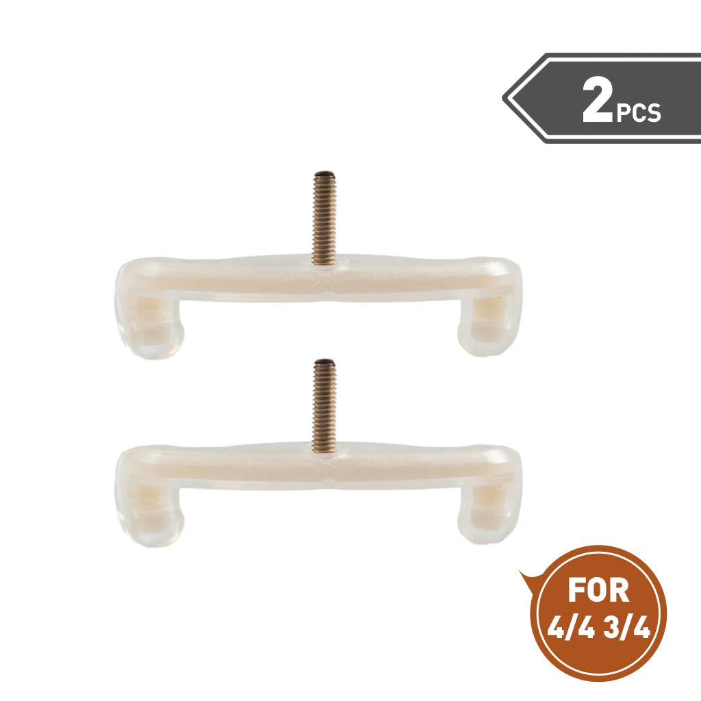 NAOMI 2pcs/1set Violin Shoulder Rest Claws Violin Accessories Replacement 4/4 3/4 1/2 1/4 1/8 Adjustable Rubber Claws