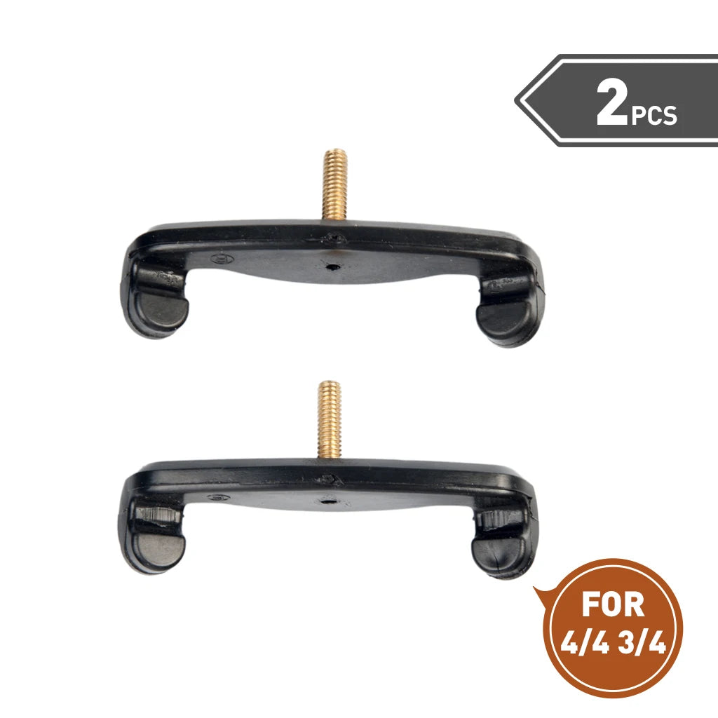 NAOMI 2pcs/1set Violin Shoulder Rest Claws Violin Accessories Replacement 4/4 3/4 1/2 1/4 1/8 Adjustable Rubber Claws