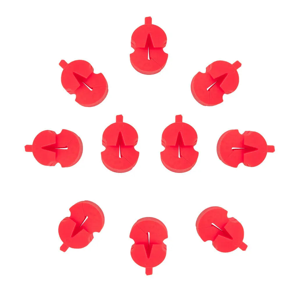 NAOMI 10 Pcs Rubber Violin Mute Fiddle Silencer Violin Practice Mute