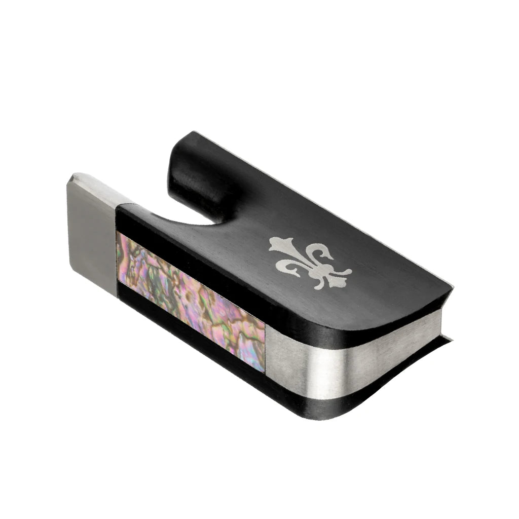 High-Quality Ebony Frog 4/4 Cello Bow Accessory - Compatible with Carbon Fiber Pernambuco DIY Maker Repair