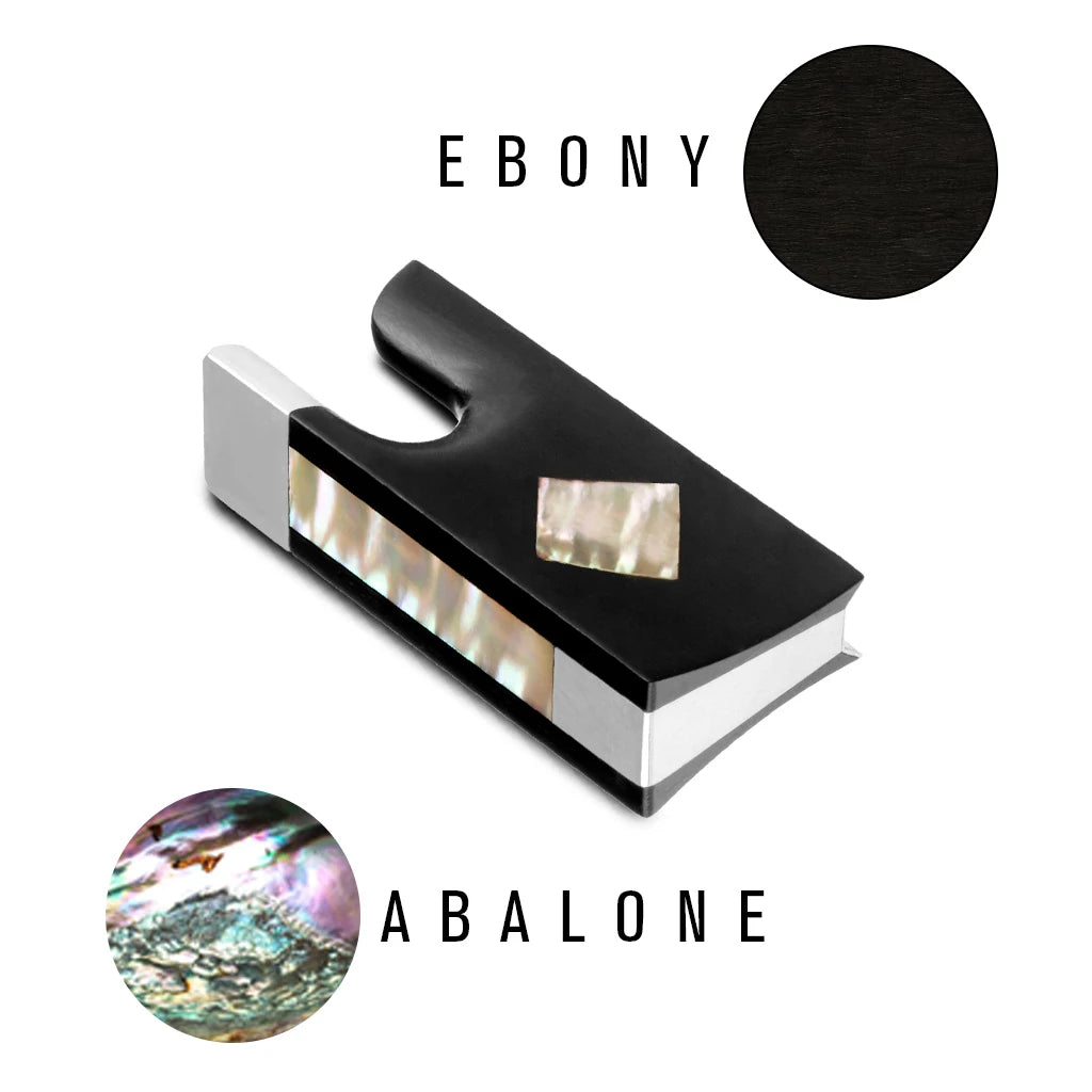 NAOMI 1 PC 4/4 Violin Bow Frog Beautiful Eyes Inlay Musical Instrument Accessory