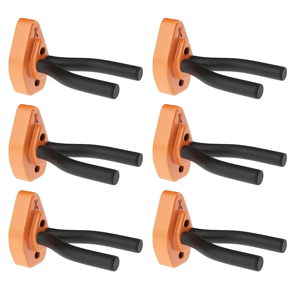 6PCS Violin Hangers Accessoires Wall Mounted Hook For Guitar Bass Ukulele Mandolin Violin Hangers