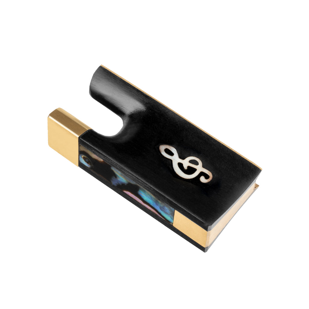 NAOMI 4/4 Violin Bow Parts Ebony Violin Bow Frog Violinist Replacement Accessories