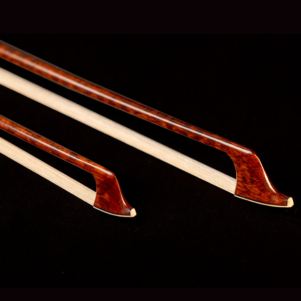 NAOMI Selected Snakewood Violin Bow 4/4 Fiddle Bow With Paris Eye Snakewood Frog Carved Craft Silver Accessories