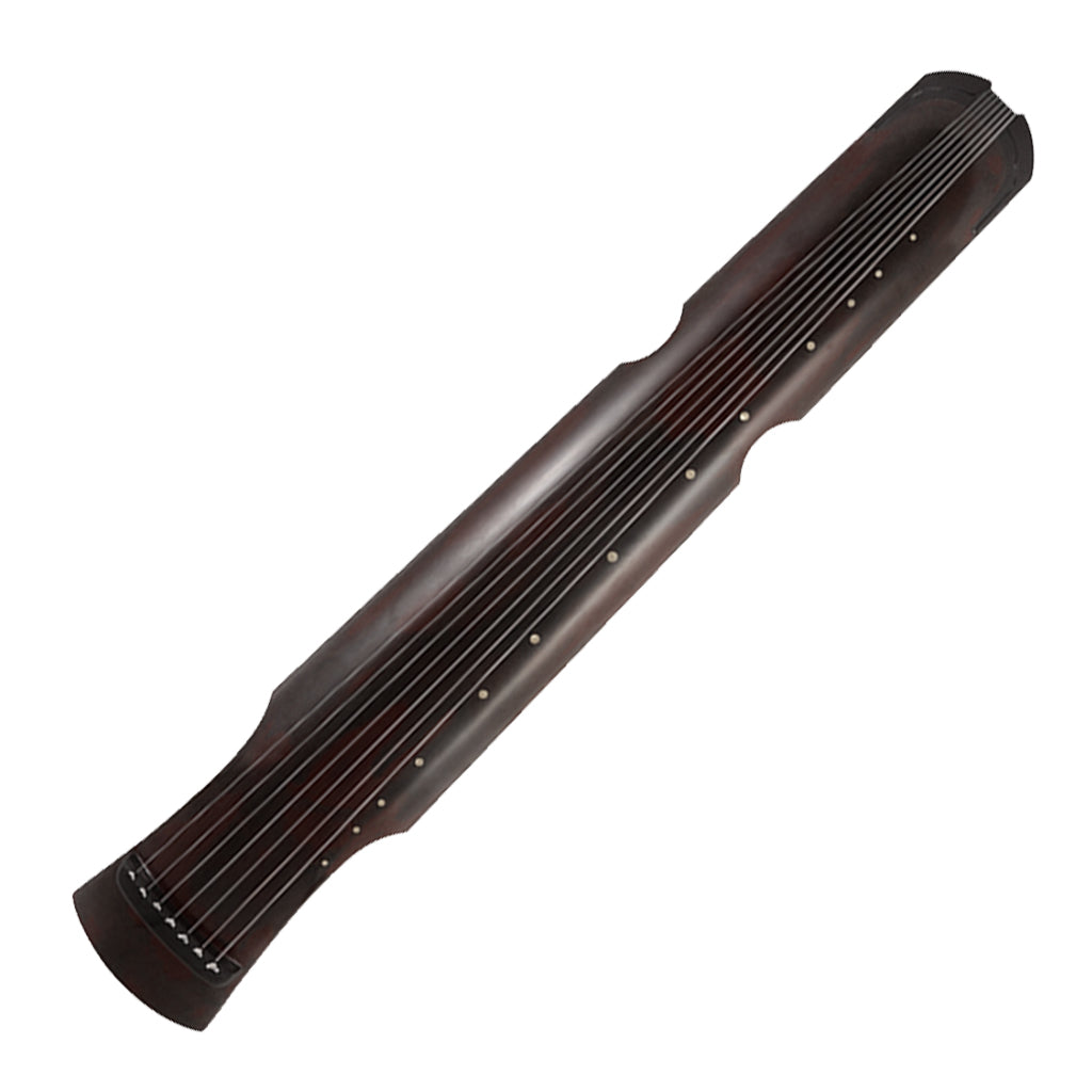NAOMI Exquistite Paulownia Wood Guqin Zither Chinese 7 String Instrument Steel String With Nylon Cover Shen Nong Style Qin