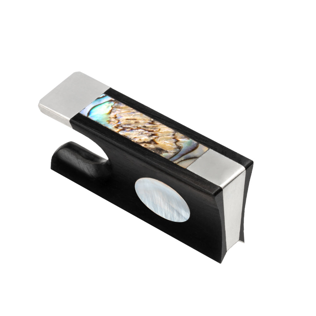 NAOMI 1 Pieces 4/4 Violin Bow Frog Ebony Frog Violinist Replacement VIolin/Viola/Cello Luthier Bow Maker