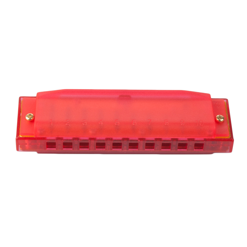 NAOMI PlasticHarmonica 10 Hole 6 different colors