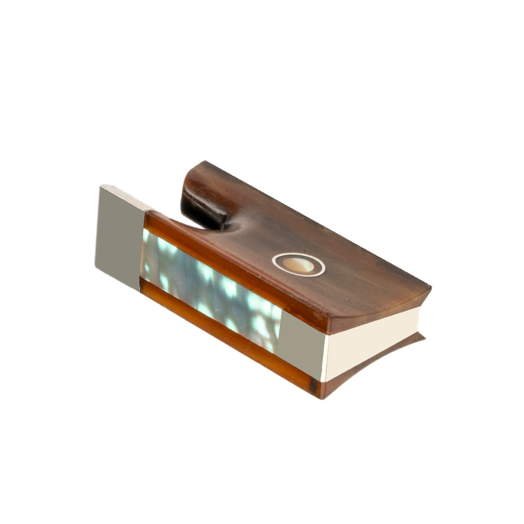 NAOMI Master Yellow Ox Horn Violin Bow Frog Replacement 4/4 Fiddle Violin Bow Parts