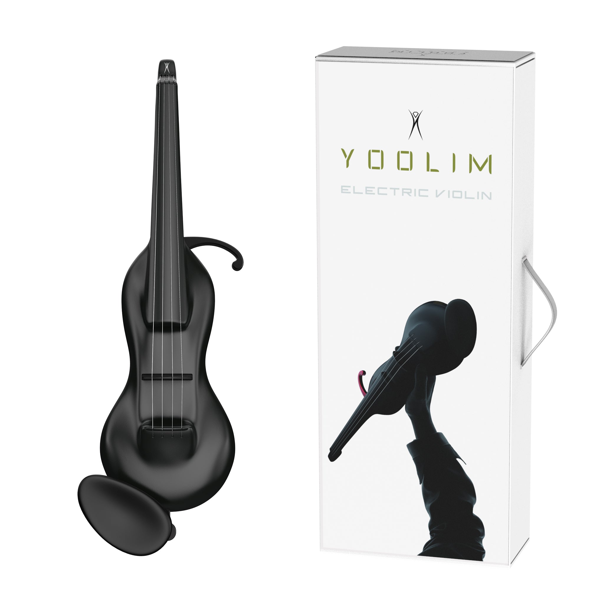 NOVIA 4/4 Electric Violin Carbon Fiber Violins Silent Violino Headless Design Patented