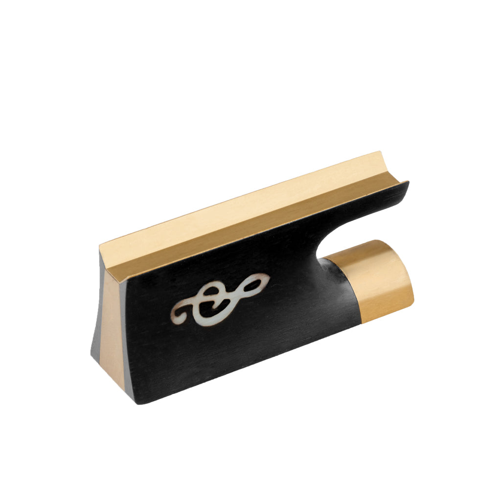 NAOMI 4/4 Violin Bow Parts Ebony Violin Bow Frog Violinist Replacement Accessories