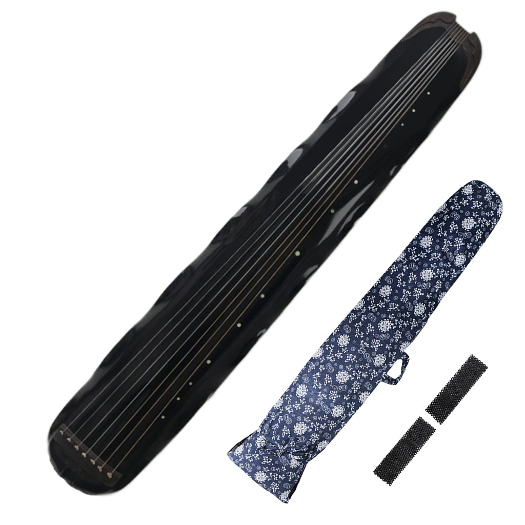 NAOMI Collection Level Guqin Jiao Ye Style 7 Strings Ancient Instrument Lacquered Aged Paulownia Guqin