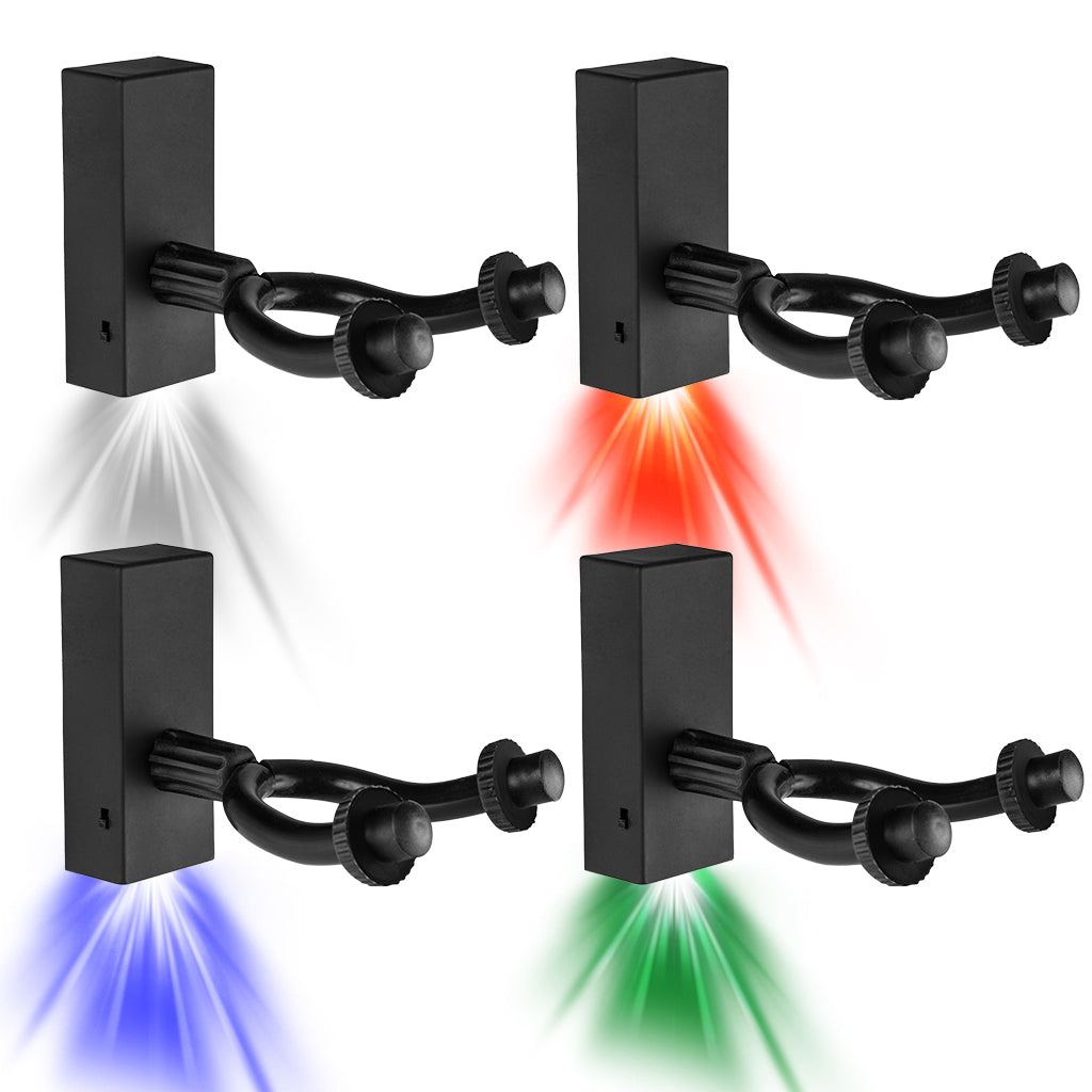 NAOMI Lighting LED Guitar Hanger Hook Wall Mount Bracket Display Light Gitar Guitarra Hangers Guitar Bass Accessories