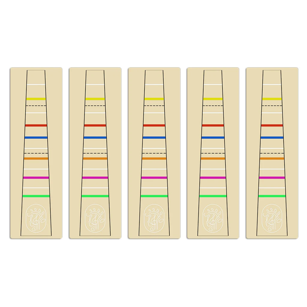 NAOMI 4/4 Violin Intonation Stickers Fingerboard Chart Tape Mark Sticker Practice Trainer Scale Sticker For Beginner
