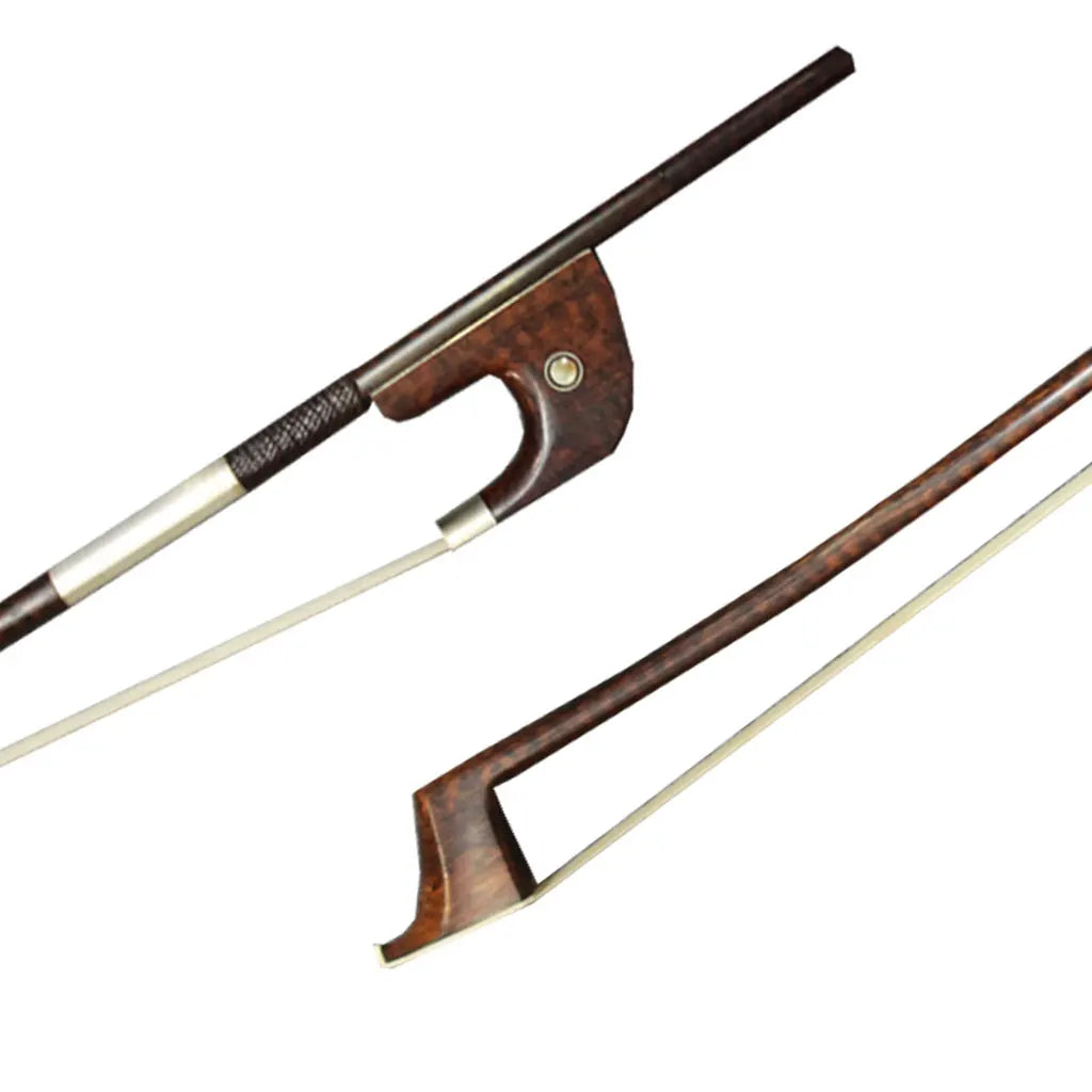 NAOMI Snakewood German Bass Bow Arco White Horsehair For 4/4 Upright Bass Orchestra Players