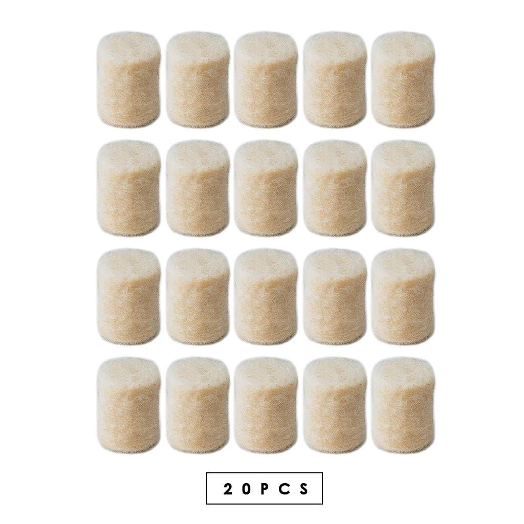 NAOMI 20pcs Saxophone Bumper Felts Sax Saxophone Key Guard Felt Bumper Alto Tenor Soprano Saxophone Parts