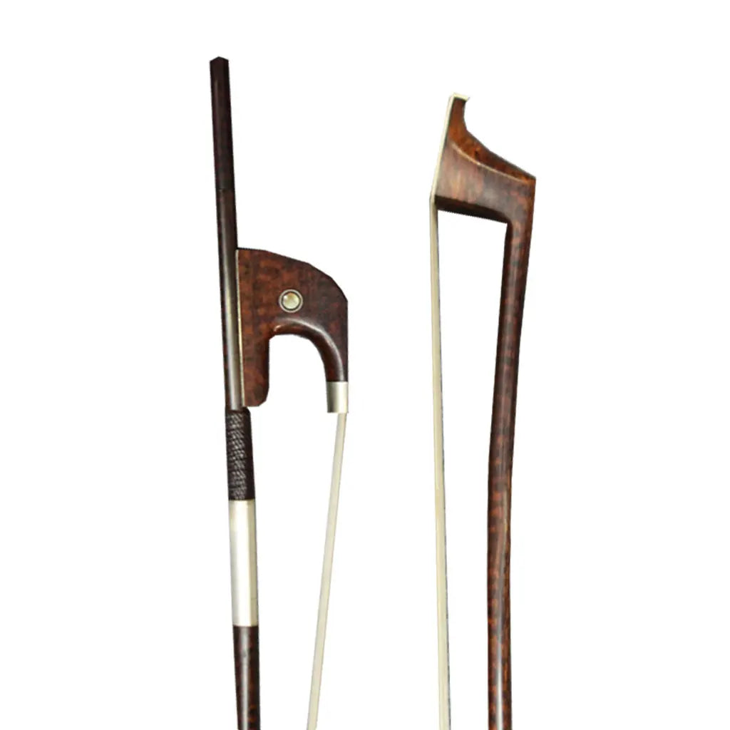 NAOMI Snakewood German Bass Bow Arco White Horsehair For 4/4 Upright Bass Orchestra Players